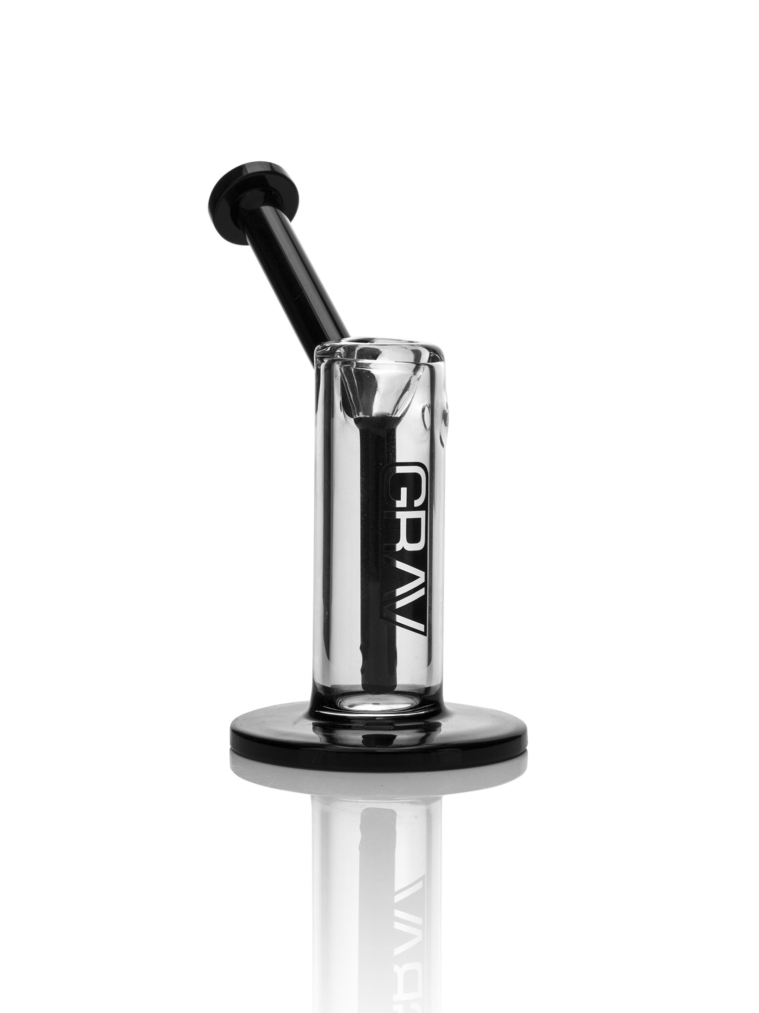 GRAV-BONG SMALL UPRIGHT BUBBLER - BLACK ACCENTS